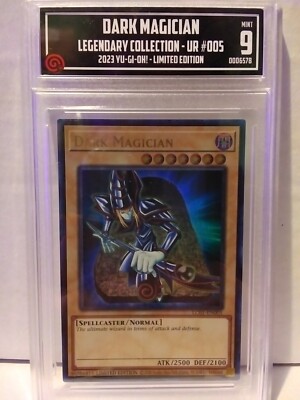 2023 YUGIOh Legendary Collection 25th Anniversary #05 Holo MINT 9, Dark Magician-image