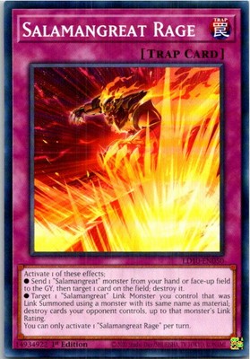 Salamangreat Rage #LD10-EN050 Yugioh Lightly played 1st Edition-image
