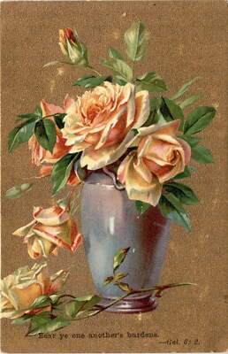 Annie, Jesus, Lord, Savior, burdens, prayer, peace, trials, Postcard-image
