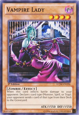 Vampire Lady - LCJW-EN196 - Common - 1st Edition Near Mint Legendary Collection -image