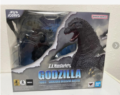 BANDAI S.H.MonsterArts SHM Godzilla 1991 Shinjuku Decisive Battle Used from JP-image