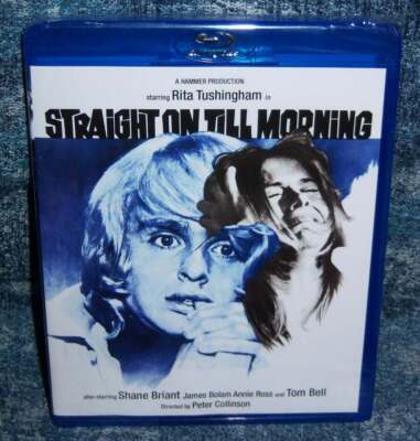 NEW RARE OOP SCREAM FACTORY STRAIGHT ON TILL MORNING THRILLER MOVIE BLU RAY 1972-image