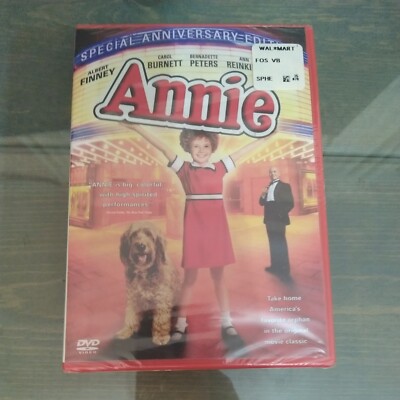 Annie (DVD Special Anniversary Edition) 80's Musical New Sealed Finney Burnett-image