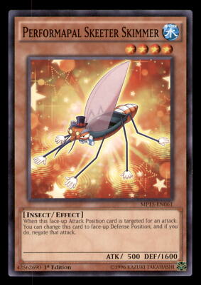 Yugioh Performapal Skeeter Skimmer #MP15-EN061 2015 Mega-Tins Mega Pack LP-image