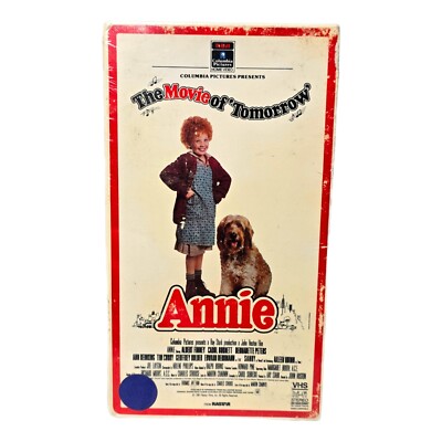 Annie (VHS, 1985, RCA ) Albert Finney, Carol Burnett, Aileen Quinn Resealed -image