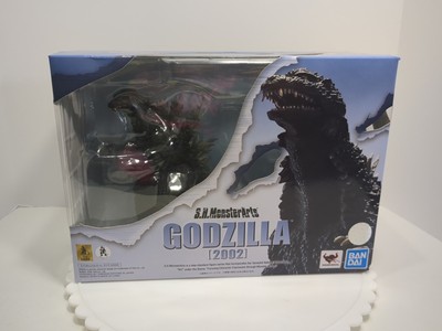 S.H.MonsterArts Godzilla (2002) Tamashii Nations Action Figure Pre-owned -image