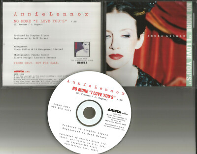 Eurythmics ANNIE LENNOX No More I love You’s PROMO DJ CD Single 1995 USA MINT-image