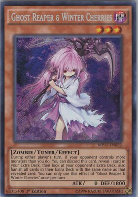 Ghost Reaper & Winter Cherries NM (#2) 1st MP17 2017 Mega-Tins Mega Pack Yugioh-image