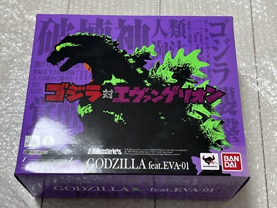 BANDAI S.H. MonsterArts GODZILLA x Evangelion EVA-01 Limited Model-image