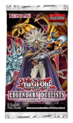 Yu-Gi-Oh! Yugioh Sealed Booster PACK Legendary Duelists Rage Of Ra 1st Edition-image