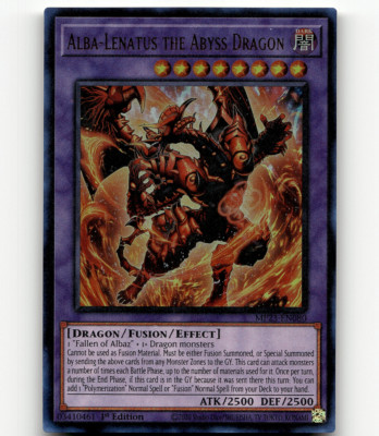Yugioh Alba-Lenatus the Abyss Dragon 25th Anniv. Tin: Dueling Heroes Mega Pack-image