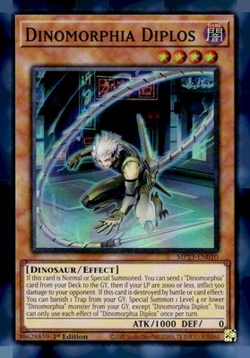 25th Anniversary Tin: Dueling Heroes Mega Pack #MP23-EN010 Dinomorphia Diplos-image