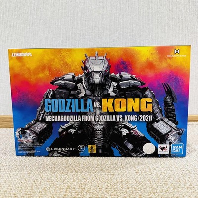S.H. MonsterArts Mechagodzilla 2021 action figure, used, excellent condition-image