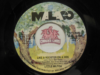 Little Milton – Like A Rooster On A Hen / Poke Salad Annie, 45 RPM VG+ (1K) -image