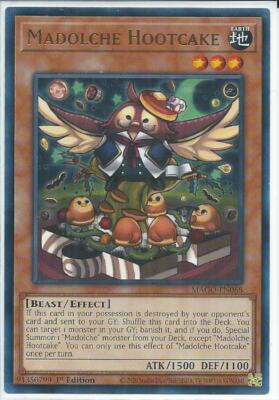 Yugioh - Madolche Hootcake - 1st Edition Card-image