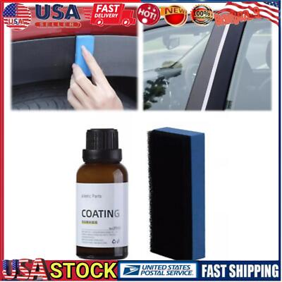 New Coating Agent For Automotive Plastics,Car Plastic Renovation Coat 30ml -US-image