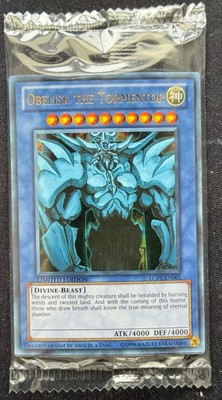 LC01 New Sealed Yugioh Oblelisk Slifer Ra Egyptian Gods 1996 6 Cards Total-image