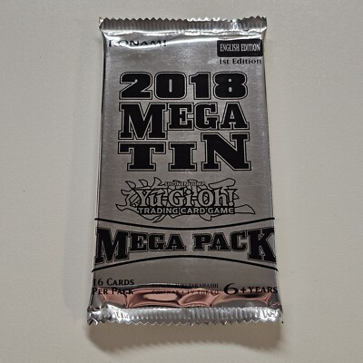 2018 Mega Tin Booster Pack - 1st Edition 16 Cards - Sealed Yugioh-image