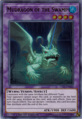 *** MUDRAGON OF THE SWAMP *** ULTRA RARE MINT/NM CT15-EN005 YUGIOH!-image