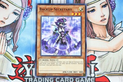 Yugioh Backup Secretary MP18-EN031 1st Ed Common-image