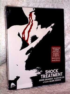Shock Treatment (Blu-ray, 2020, 2-Disc) Alain Delon Annie Girardot SLIPCOVER NEW-image