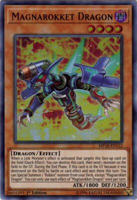 Magnarokket Dragon - MP18-EN112 - Ultra Rare - 1st Edition NM YuGiOh!  2018 Mega-image