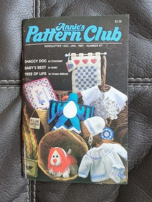 Annie's Pattern Club Newsletter Magazine | December/January 1987 | Number 47-image