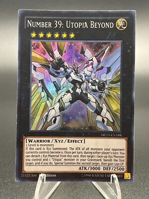YUGIOH - NUMBER 39: UTOPIA BEYOND - MP15-EN188 - SUPER RARE - 1ST EDITION - NM-image