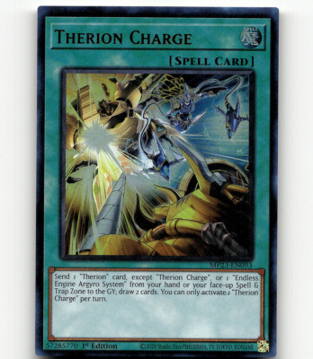 Yugioh Therion Charge 25th Anniv. Tin: Dueling Heroes Mega Pack-image
