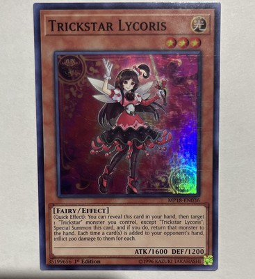 Yugioh TCG Trickstar Lycoris MP18-EN036 Super Rare 1st Edition-image