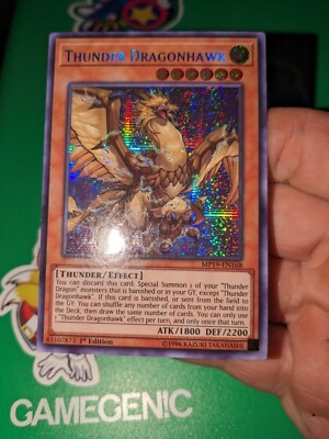 Yu-Gi-Oh! TCG Thunder Dragonhawk 2019 Gold Sarcophagus Tin Mega Pack MP19-EN168-image