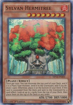 Near Mint Sylvan Hermitree - MP14-EN201 - Ultra Rare - 1st Edition - YuGiOh -image