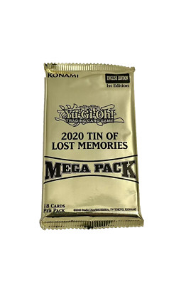 YuGiOh TCG 2020 Tin of the Lost Memories Booster MEGA Pack 18 Cards-image