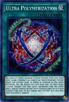 *** ULTRA POLYMERIZATION *** 1ST EDITION SECRET RARE MP18-EN014 (NM) YUGIOH!-image