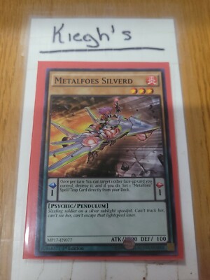 Yugioh - Metalfoes Silverd *1st Edition - MP17-EN077*-image