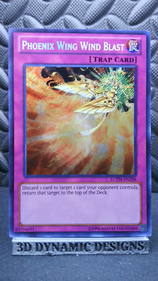 | Yugioh Phoenix Wing Wind Blast LCYW-EN298 Secret Rare Yugis World  NM 🔥 |-image