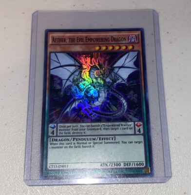 Yu-Gi-Oh! TCG Aether, the Evil Empowering Dragon 2016 Mega-Tins CT13-EN011...-image