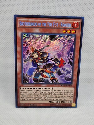 Yu-Gi-Oh! Brotherhood of the Fire Fist - Rooster MP14-EN120 Secret Rare 1st NM-image