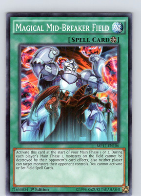 Yu-Gi-Oh TCG Magical Mid-Breaker Field MP17-EN106 1st Edition Common Card NM-image