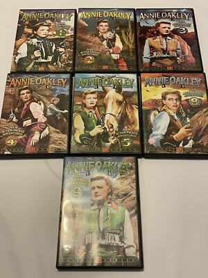 Annie Oakley TV Series Gail Davis Classic DVD Vols 1-5, 8, 9 Lot 28 Adventures-image