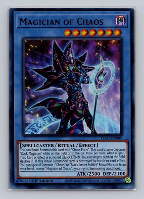 Magician of Chaos #LDS3-EN089 Ultra Rare Yugioh TCG Legendary Duelists Red Foil-image