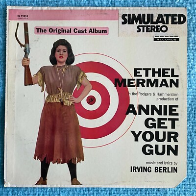 Annie Get Your Gun Original Cast Album Ethel Merman LP Vinyl Record Album NMINT-image