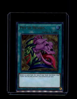 Pot of Desires Yu-Gi-Oh! CT14-EN004 Ultra Rare (UR) Limited Edition-image