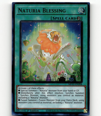 Yugioh Naturia Blessing 25th Anniv. Tin: Dueling Heroes Mega Pack-image