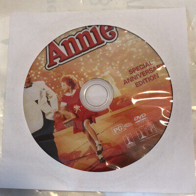 Annie (DVD, 2004, Special Anniversary Edition) Disk Only.       822E028-image