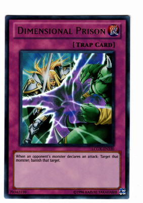 Yugioh- 1X Dimensional Prison - Ultra Rare - Unlimited - LCGX-EN220 - Near Mint-image