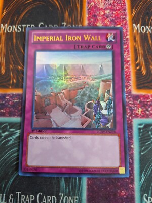 Yu-Gi-Oh! Imperial Iron Wall LCJW-EN298 Ultra Rare 1st Edition Near Mint-image
