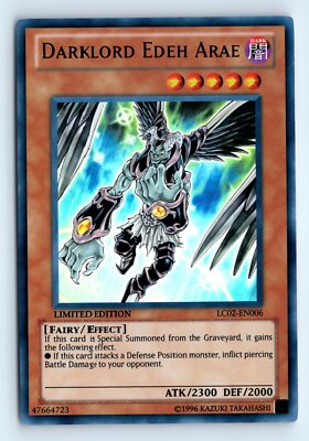 Yu-Gi-Uh Darklord Edeh Arae #LC02-EN006 Legendary Collection 2 tcg-image