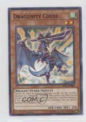 2019 Yu-Gi-Oh! Gold Sarcophagus Tin Mega Pack 1st Edition Dragunity Couse 0ob9-image