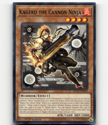Yugioh Kagero the Cannon Ninja 25th Anniv. Tin: Dueling Heroes Mega Pack-image